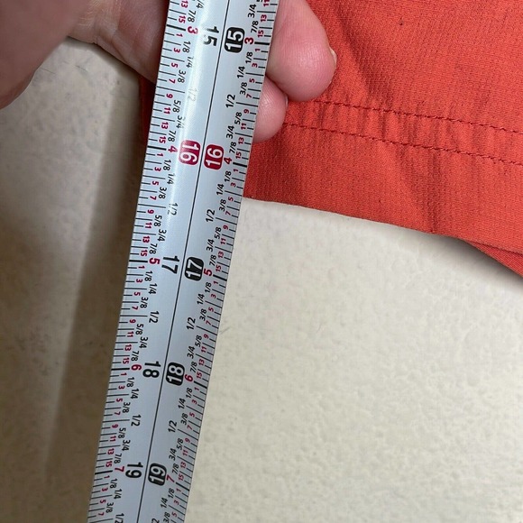 Simms M Mens Coral Red Mid Wash Regular Fit Pockets Fishing Gear Cargo Shorts - Picture 10 of 10